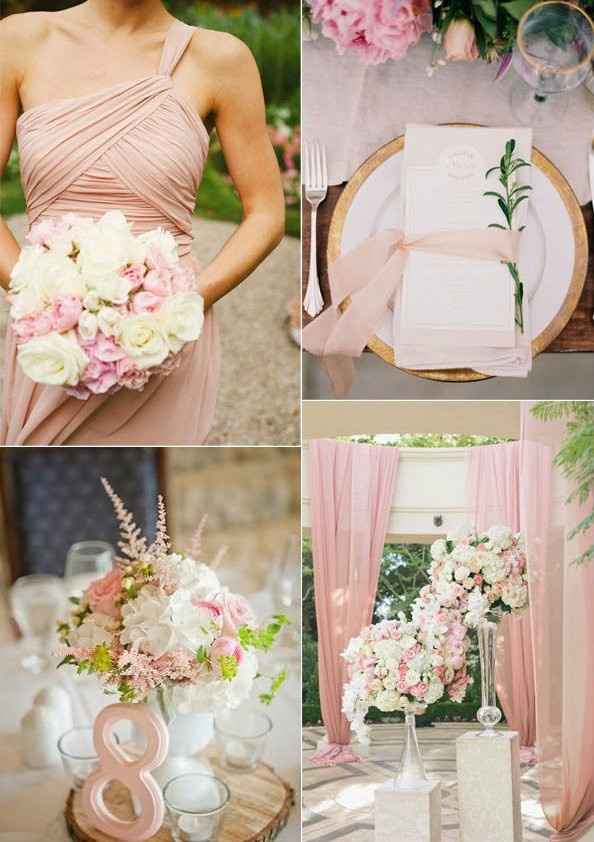 Your wedding color palette is....