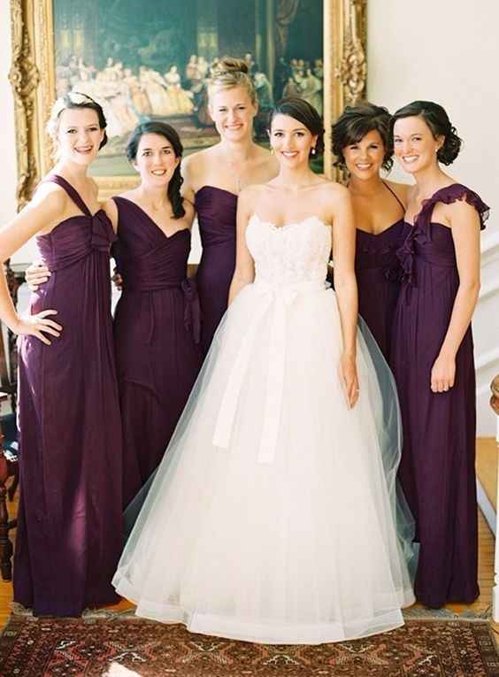 What will your bridemaids wear? 