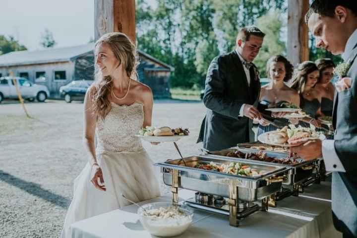 3 wedding barn menu ideas. Choose one! 