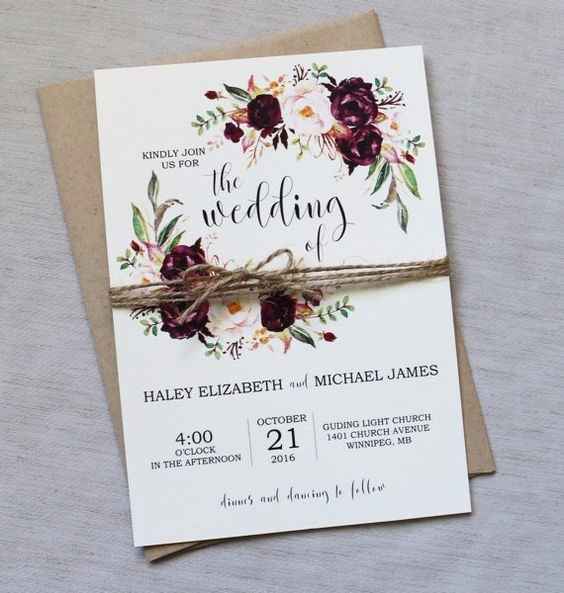 7 details you must include on your wedding invitation