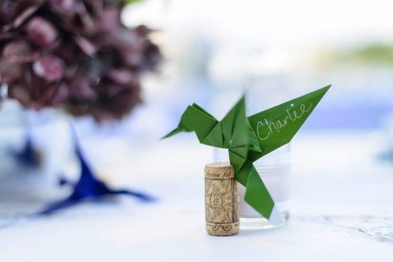 Origami placecards ideas