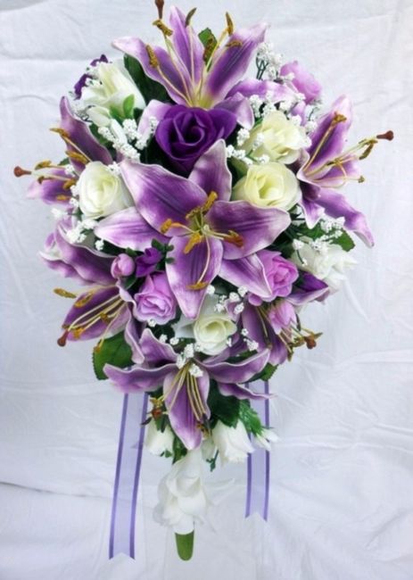 6 gorgeous purple wedding bouquet ideas