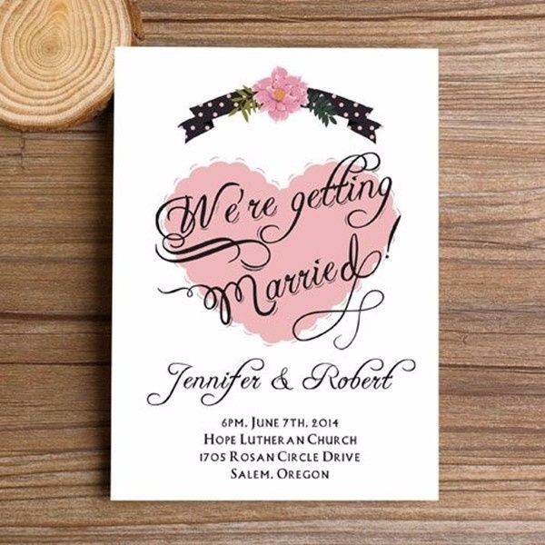 Wording templates for your wedding invitations