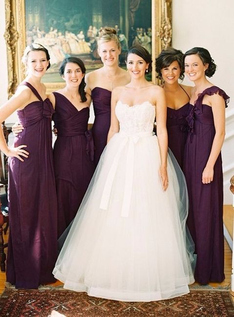 What will your bridemaids wear?
