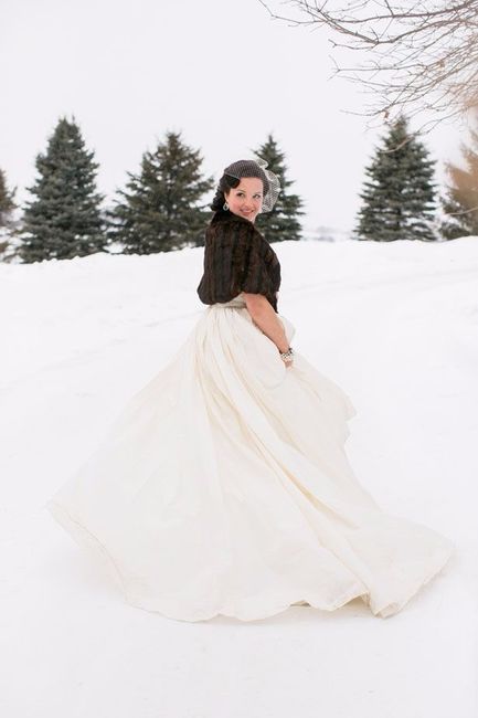 Rate this winter wedding from 0 to 10!