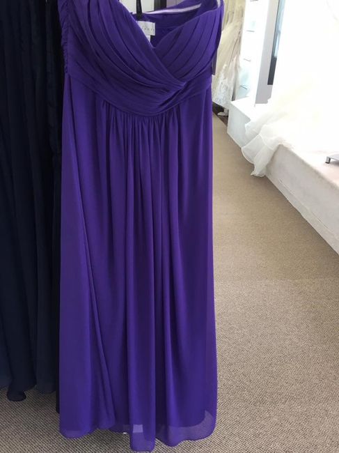 purple bridesmaid dress (not this dress, but this shade of purple)