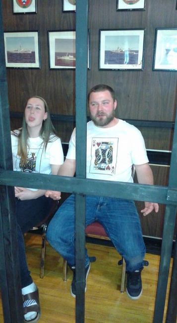 Bride and groom in jail