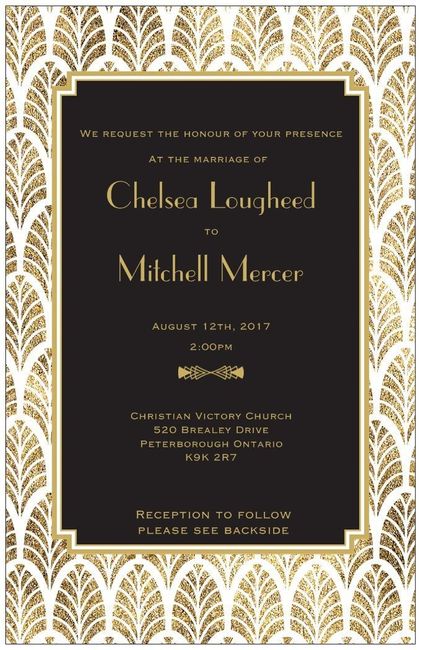 Wedding invitation