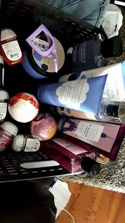 bath and body works basket (unfinished)