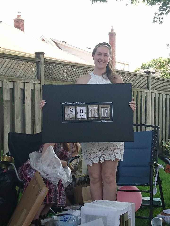 wedding guest board