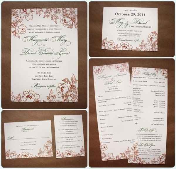 Wedding invitation