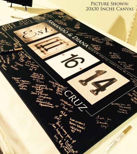 Wedding guestboard