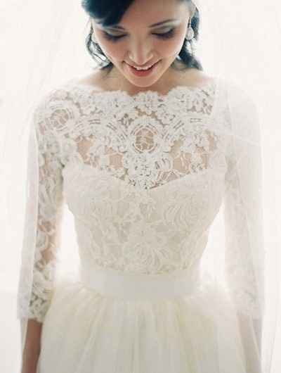 Lace wedding dress