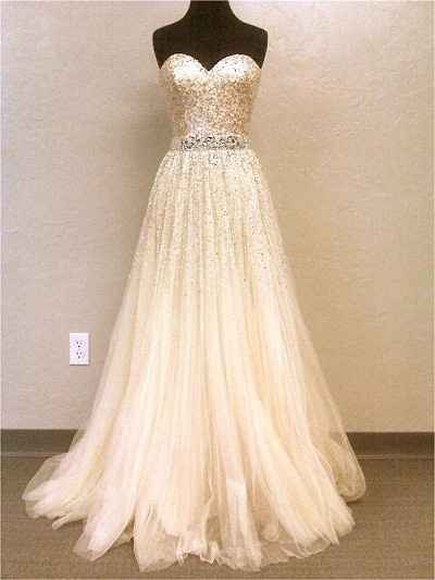 Sequins on dress