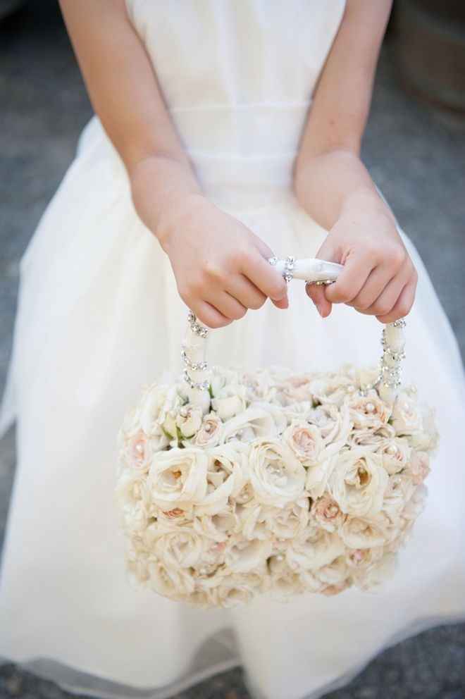 Flower bouquet purse