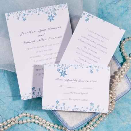 Simple holiday invitations