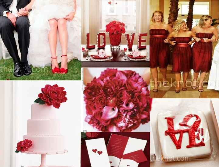 Valentine's day wedding 