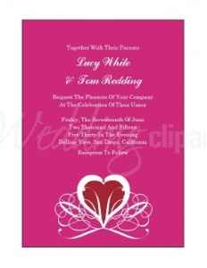 wedding invitation