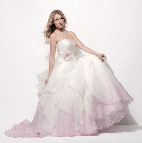 ombre wedding dress