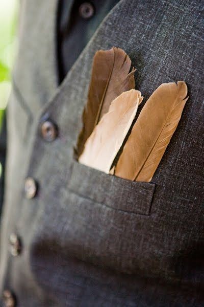 feather pocket-square