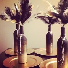 Feather centerpiece