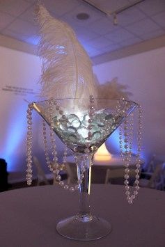 Feather centerpiece