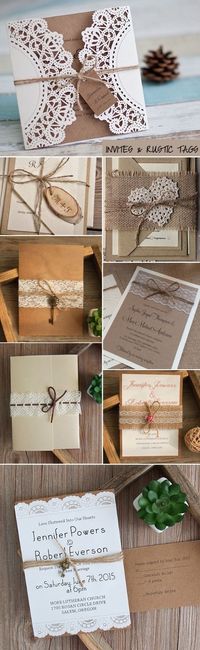 Rustic Invitations