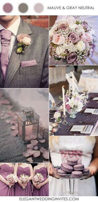 Mauve and gray neutral