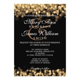 NYE wedding invitations