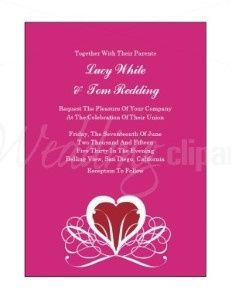 wedding invitation