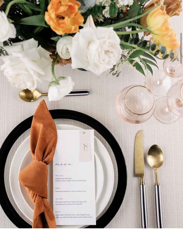 dinner table setting