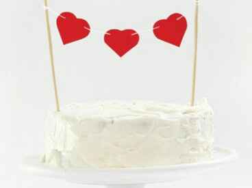 3 romantic cake toppers - 1