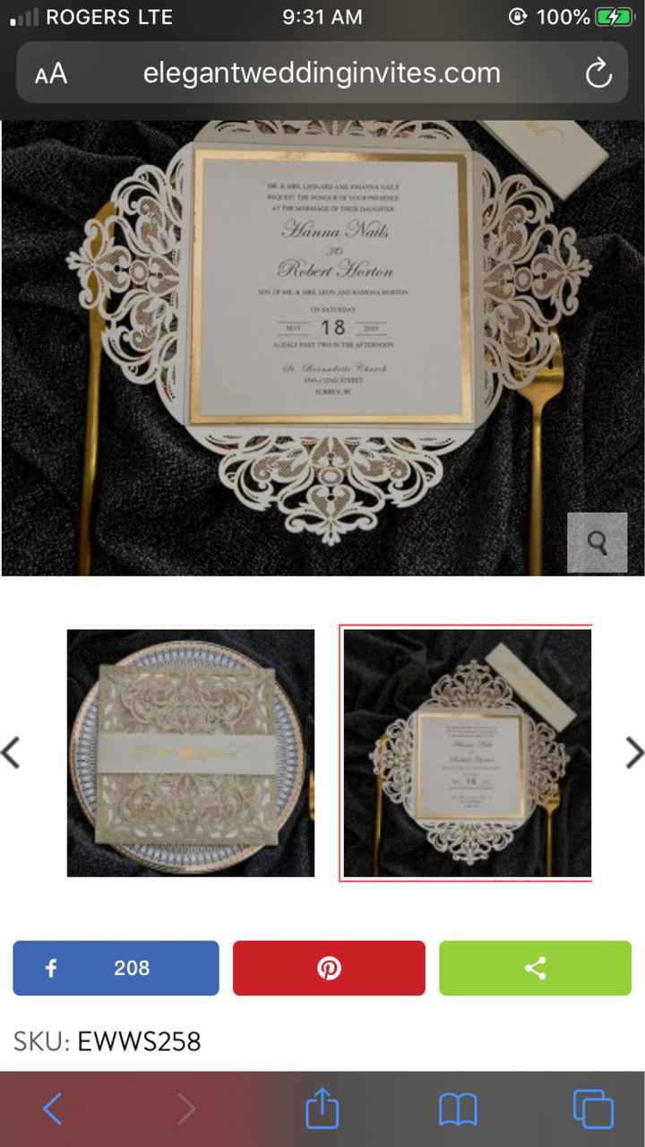 Wedding invite/save the date. - 1