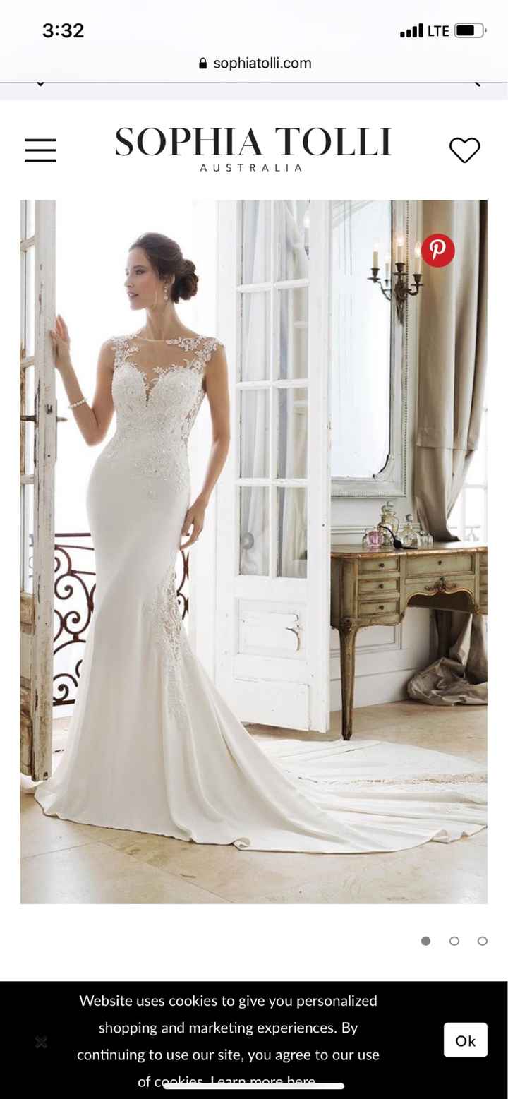 Second guessing my dress - 1