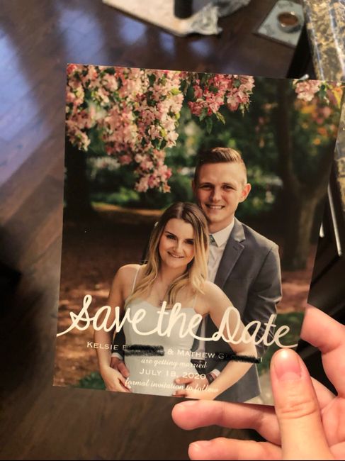 Let's see your save the dates! 8