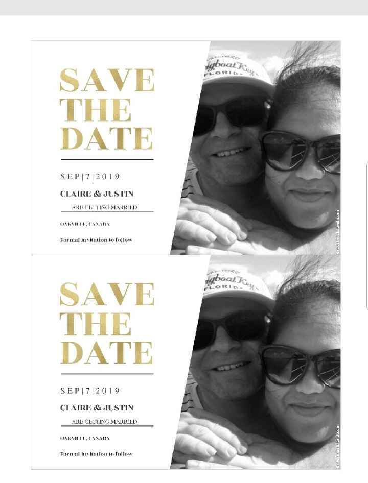 diy save the date - 2
