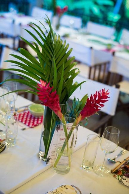 What containers are you using for your centerpieces? 14