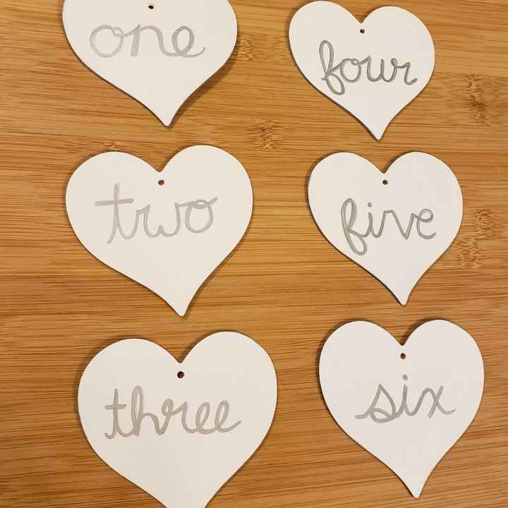 Decor/table Numbers - 2