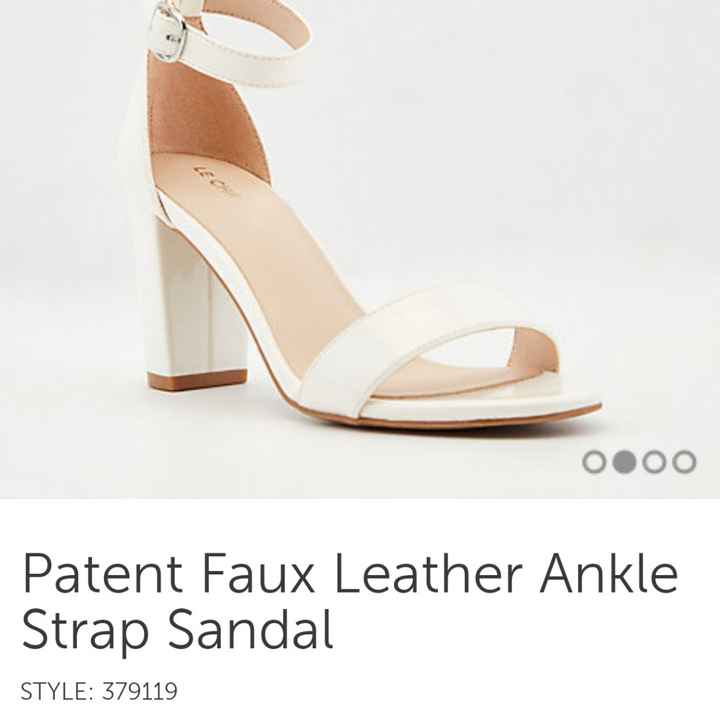 Best high heeled shoes for the bride that avoids them - 2