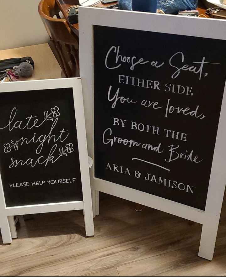 Wedding Signage - 1