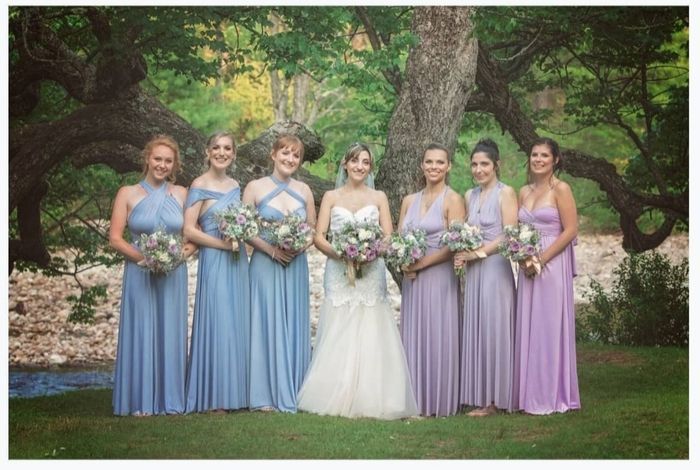 Show me your mismatched wedding party looks! 6