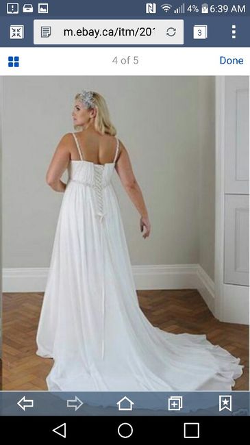 What style of bustle will you have on your wedding dress? - 1