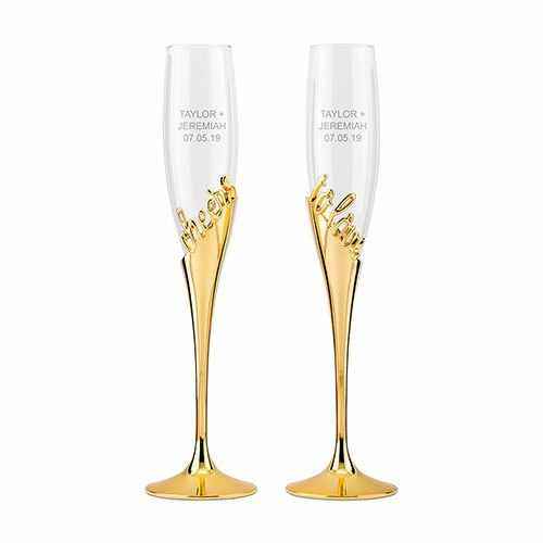Or maybe this for our toasting champagne glass.
