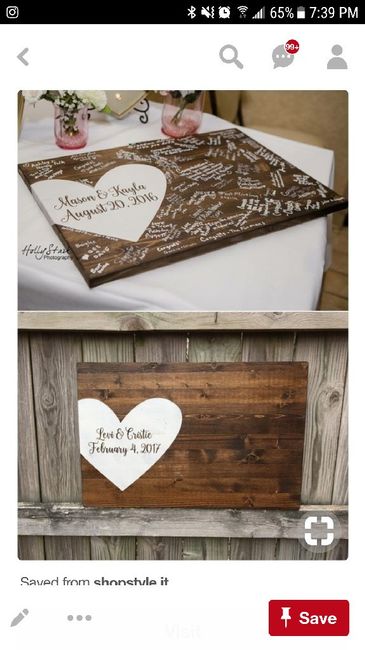 Diy projects for guest book alternatives 1