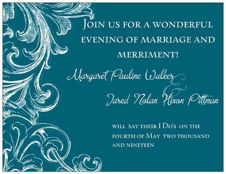 Invitations