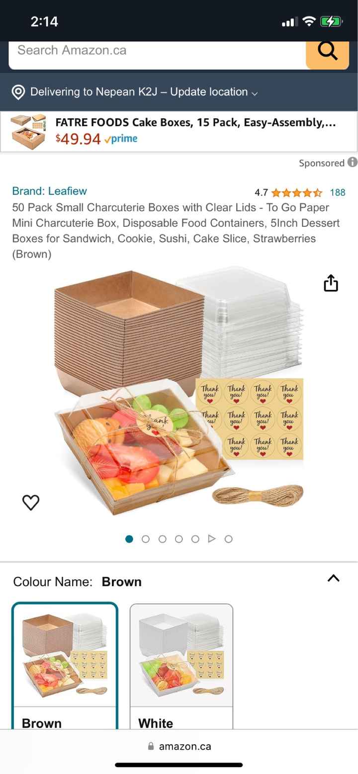 Option for after the Ceremony for guests who are not intend to the reception to take home! - 1