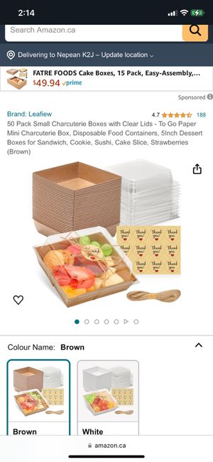 Option for after the Ceremony for guests who are not intend to the reception to take home! - 1