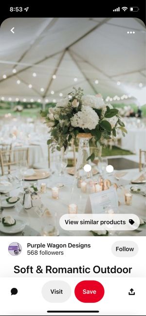 High or low centrepieces? Or both? 4