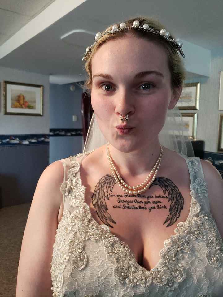 Tattoos on Bride - 1