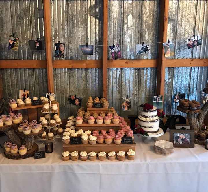 Cake & Cupcakes Table